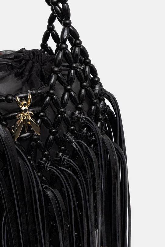 Patrizia Pepe torebka koszyk damska czarny 2B0179.V056