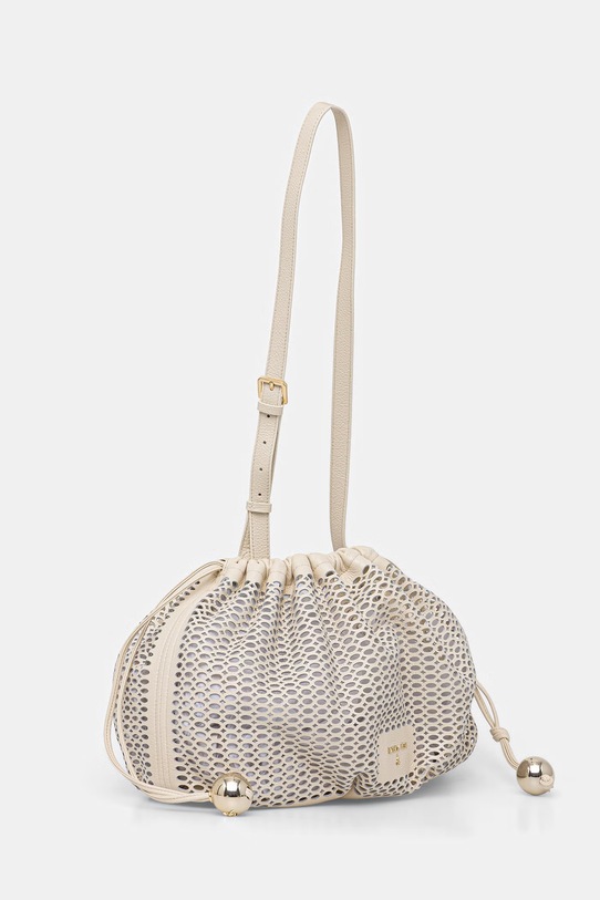 Patrizia Pepe torebka damska skórzana 2B0182.L182 beżowy SS26