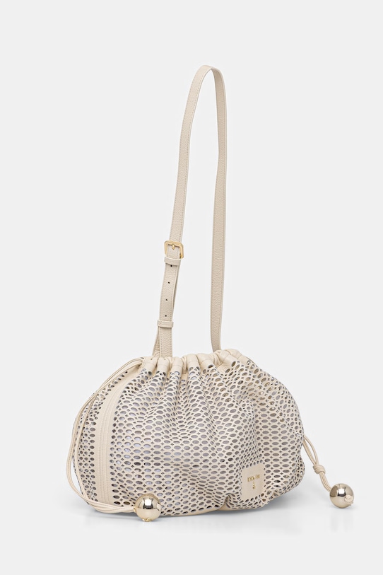 Patrizia Pepe torebka damska skórzana 2B0182.L182 beżowy SS26