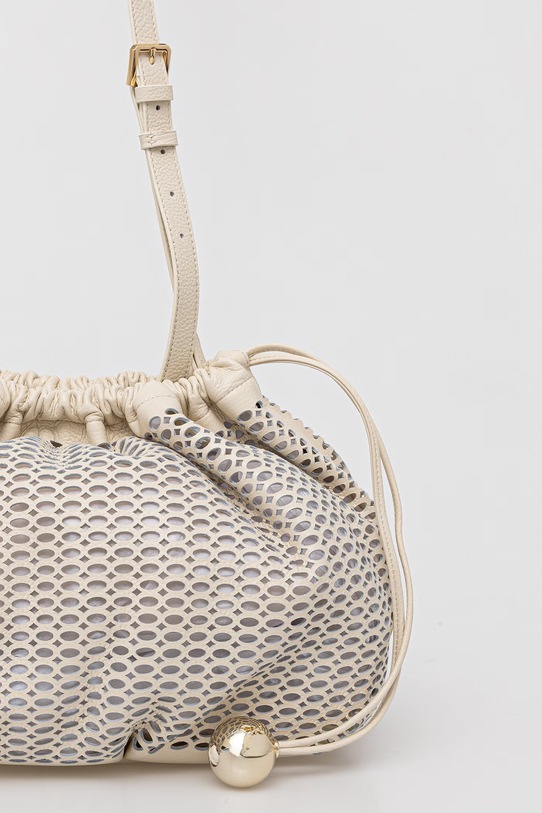 Patrizia Pepe torebka damska skórzana beżowy 2B0182.L182