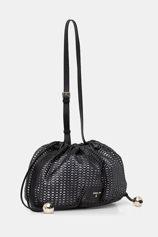 Patrizia Pepe torebka damska skórzana 2B0182.L182 czarny SS26