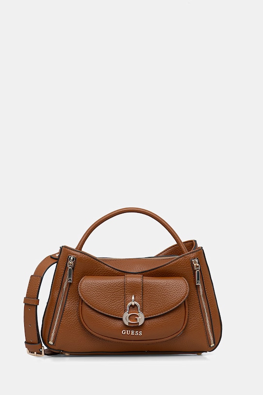 Guess torebka JESSA nie mieści A4 brązowy HWBG83.62060