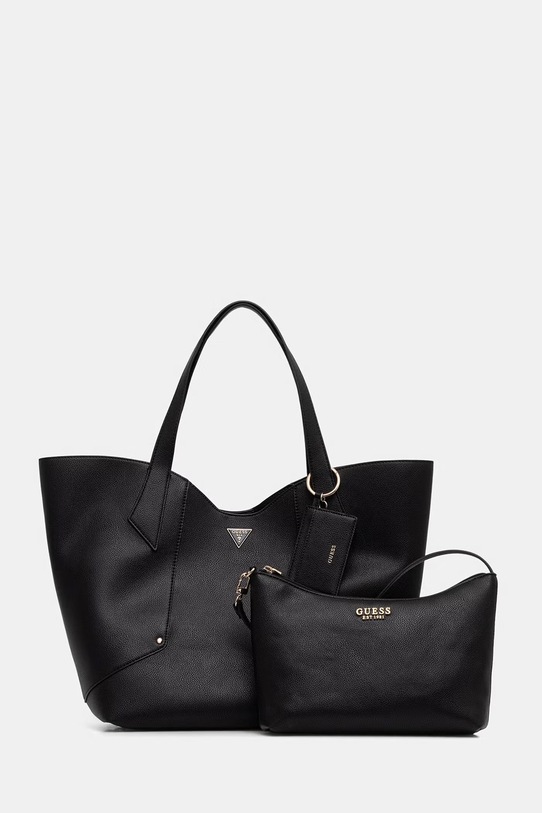 Guess torebka shopper damska z imitacji skóry DARCY czarny HWBG99.14240