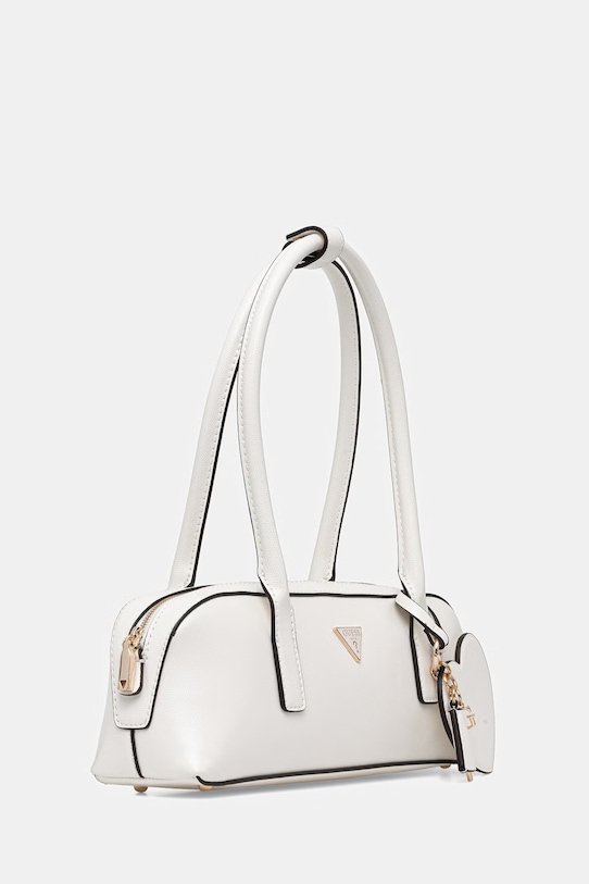 Guess kabelka typu baguette dámska z imitácie kože ISOBEL HWBG99.32080 biela SS26