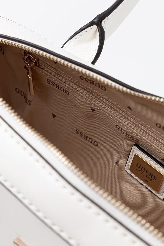 Guess kabelka typu baguette dámska z imitácie kože ISOBEL HWBG99.32080 biela