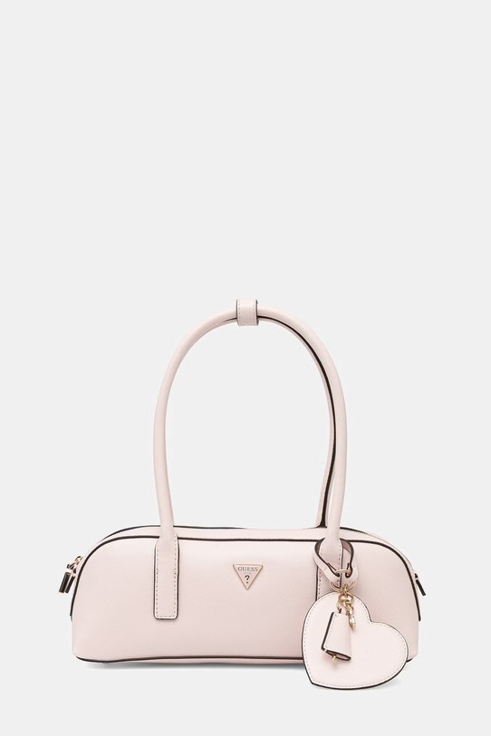 Guess torebka bagietka damska z imitacji skóry ISOBEL różowy HWBG99.32080