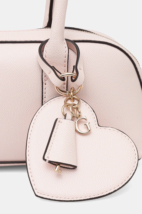 Guess torebka bagietka damska z imitacji skóry ISOBEL różowy HWBG99.32080