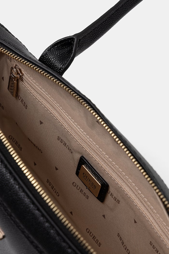 Guess dámska kabelka typu baguette z imitácie kože ISOBEL HWBG99.32080 čierna