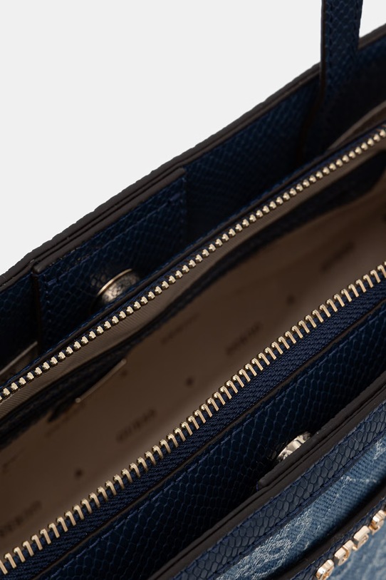 Guess torebka bagietka damska jeansowa DOVIE HWDG99.09080 granatowy