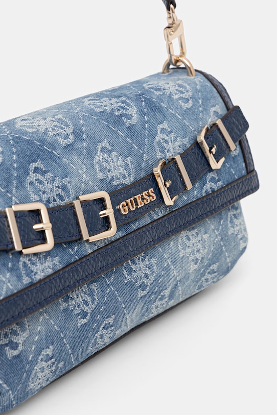 Guess torebka bagietka damska jeansowa DOVIE granatowy HWDG99.09190