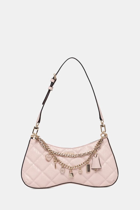 Guess torebka damska z imitacji skóry LIBBY różowy HWGG99.12180