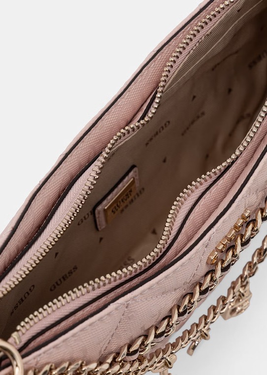 Guess torebka damska z imitacji skóry LIBBY różowy HWGG99.12180