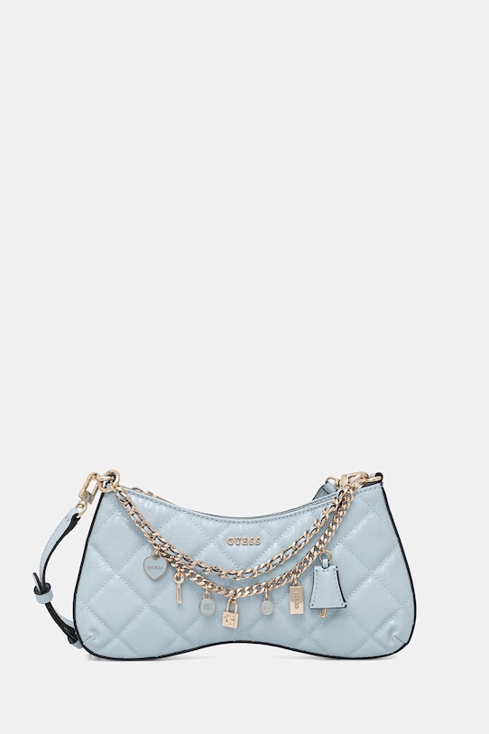 Guess torebka damska z imitacji skóry LIBBY niebieski HWGG99.12180