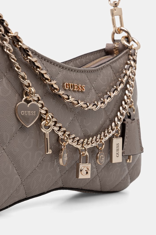 Guess torebka damska z imitacji skóry LIBBY beżowy HWGG99.12180