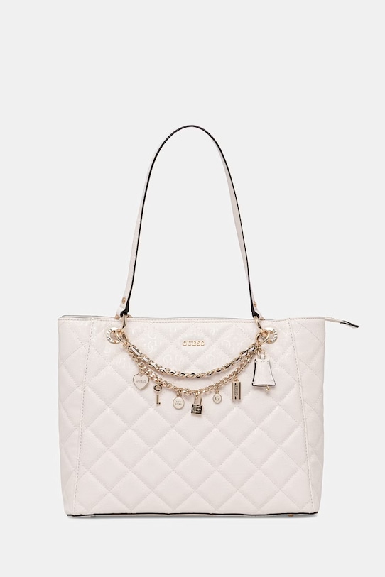 Guess torebka shopper damska LIBBY beżowy HWGG99.12250