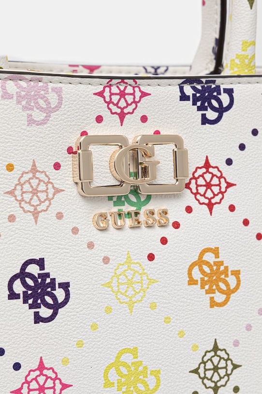 Guess kabelka typu tote dámska z imitácie kože EMELIE biela HWGM99.28750