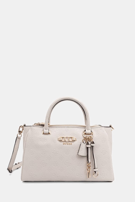 Guess torebka crossbody damska z imitacji skóry ANISE beżowy HWPD99.16060