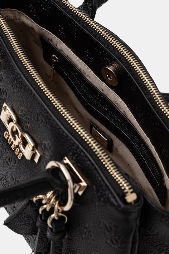 Guess torebka crossbody damska z imitacji skóry ANISE HWPD99.16060 czarny