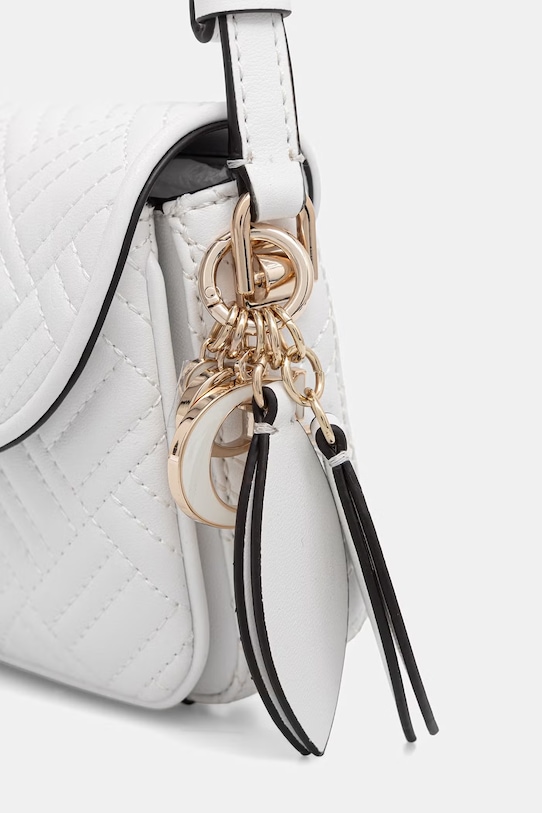 Guess torebka bagietka damska z imitacji skóry SALLY biały HWQG99.21210