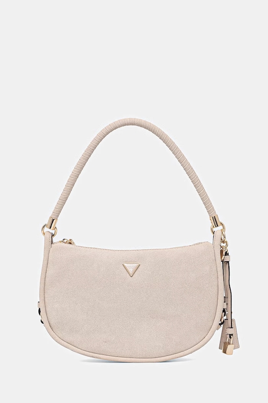 Guess geantă croissant pentru femei DANYA bej HWSG99.18010