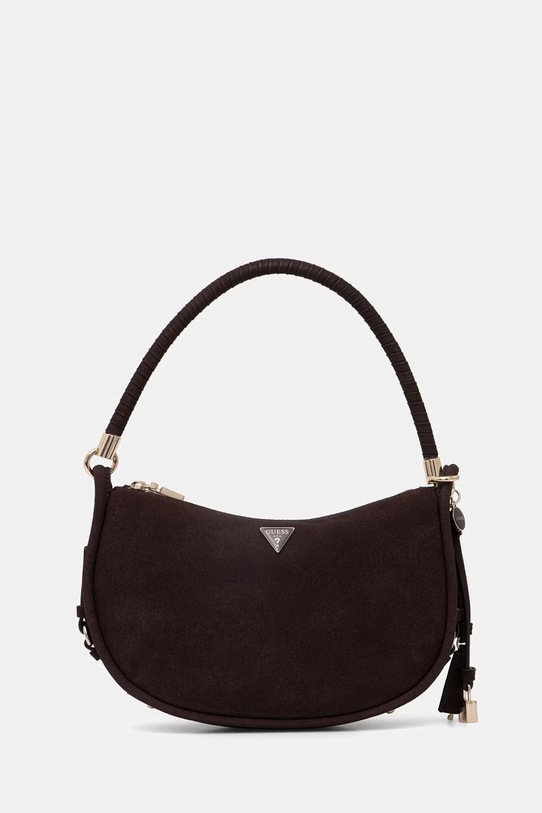 Guess τσάντα κρουασάν Γυναικεία DANYA καφέ HWSG99.18010