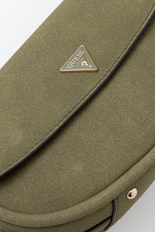 Guess torebka damska z imitacji zamszu DANYA zielony HWSG99.18190