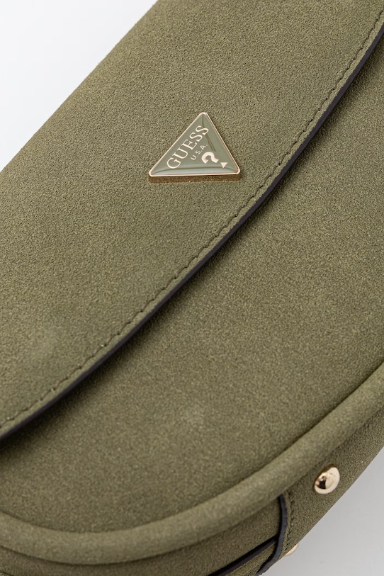 Guess torebka damska z imitacji zamszu DANYA zielony HWSG99.18190