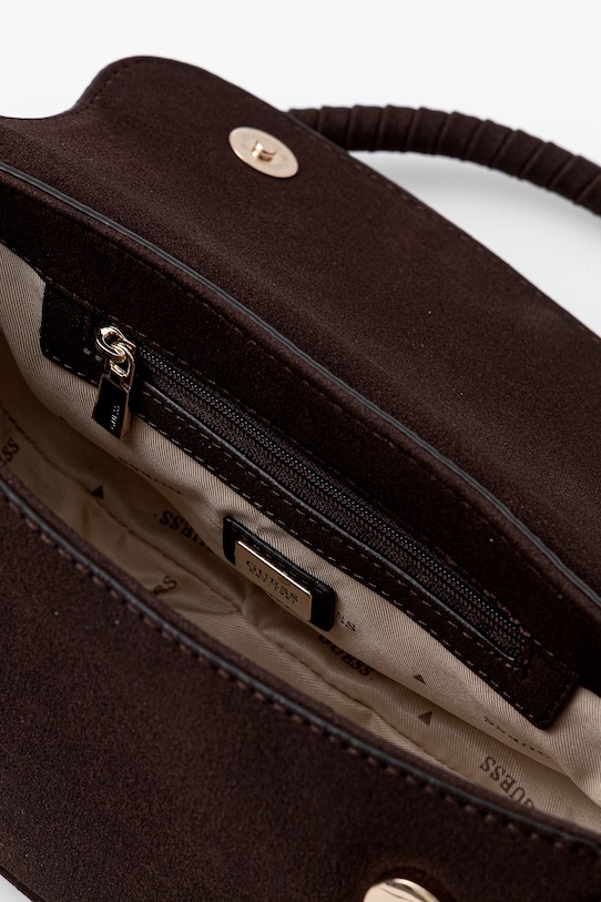 Guess torebka damska z imitacji zamszu DANYA HWSG99.18190 brązowy