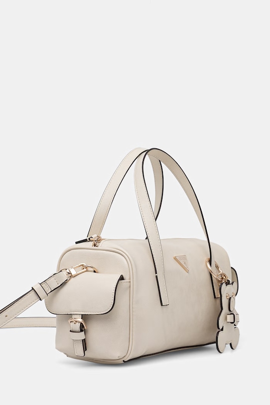 Guess torebka bagietka damska z imitacji skóry KASSIE HWTG99.30050 beżowy SS26