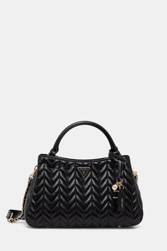 Guess Чанта crossbody дамска от имитация на кожа CHERYL черен HWTQ97.20060