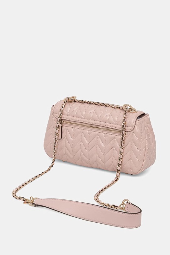 Doplnky Guess kabelka typu baguette dámska z imitácie kože CHERYL HWTQ97.20210 ružová