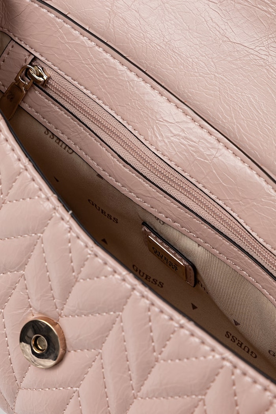 Guess kabelka typu baguette dámska z imitácie kože CHERYL HWTQ97.20210 ružová