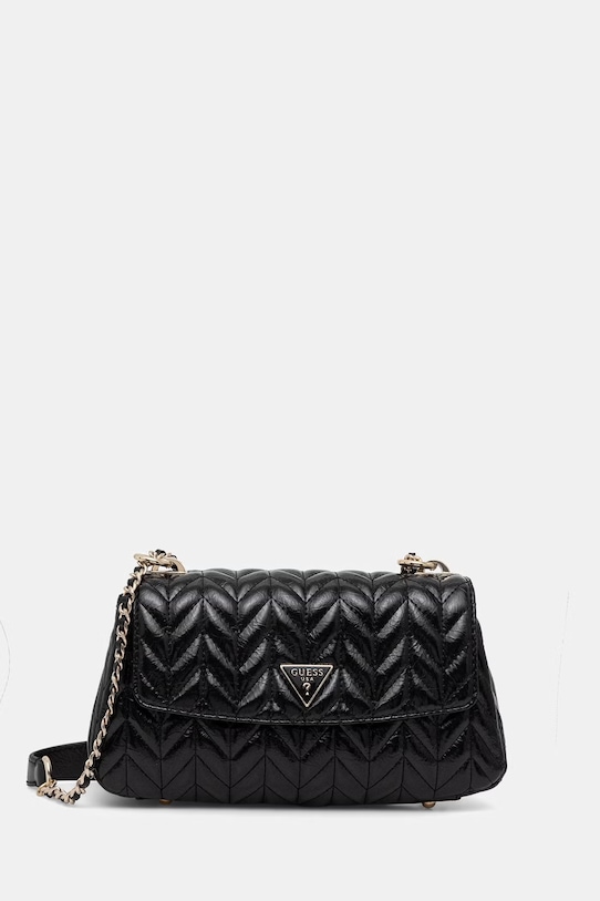 Guess kabelka typu baguette dámska z imitácie kože CHERYL čierna HWTQ97.20210