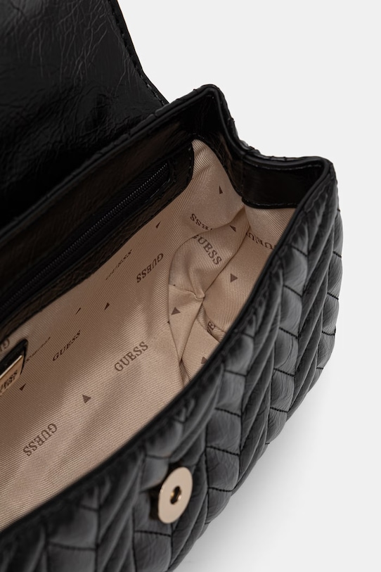 Guess kabelka typu baguette dámska z imitácie kože CHERYL HWTQ97.20210 čierna