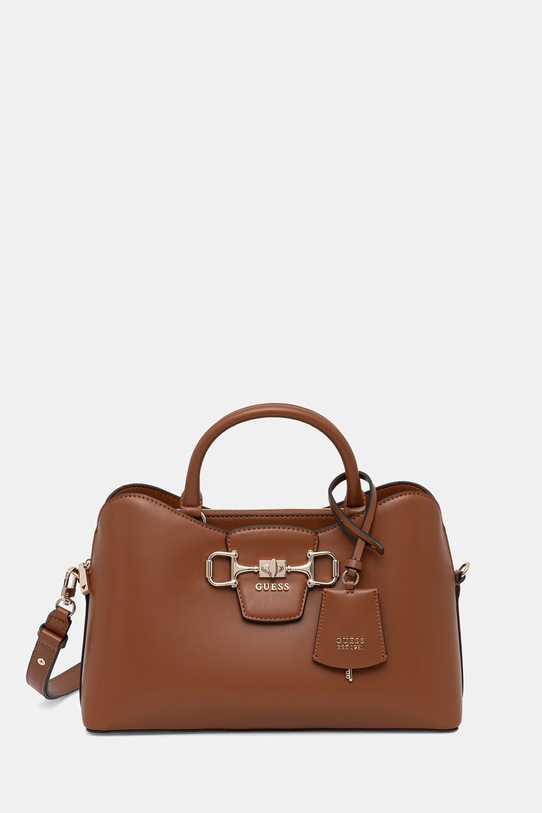 Guess kabelka typu tote dámska z imitácie kože JANIE hnedá HWVG99.10060