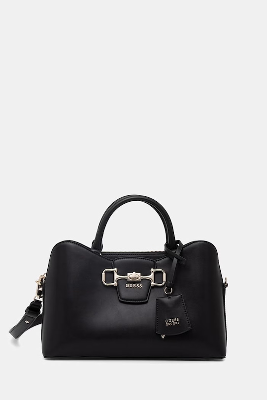 Guess kabelka typu tote dámska z imitácie kože JANIE čierna HWVG99.10060