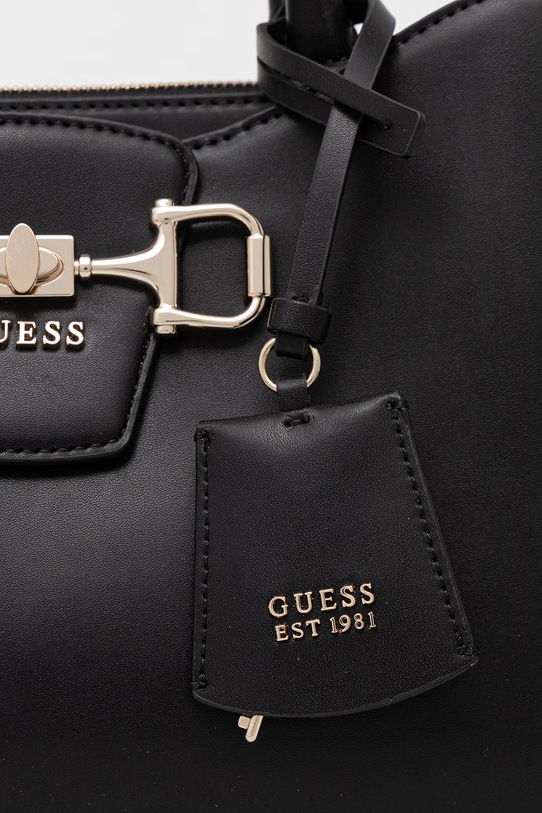 Guess kabelka typu tote dámska z imitácie kože JANIE HWVG99.10060 čierna