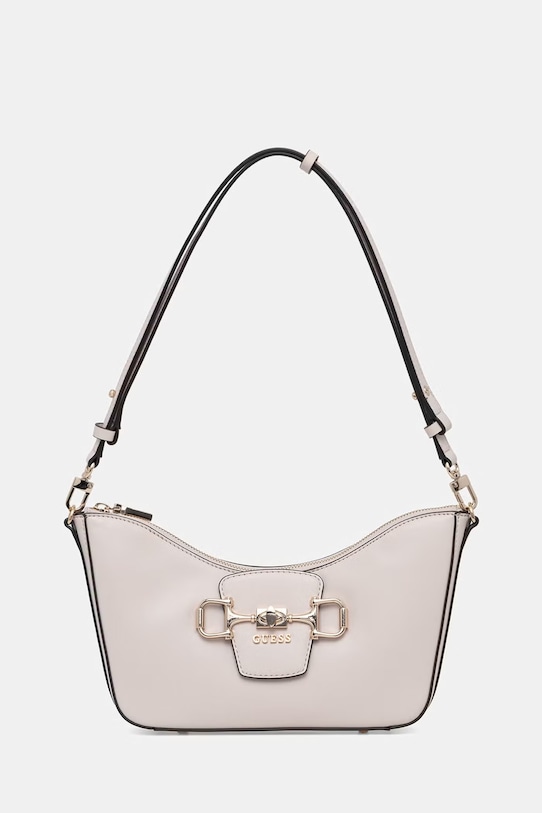 Guess torebka bagietka damska z imitacji skóry JANIE beżowy HWVG99.10180