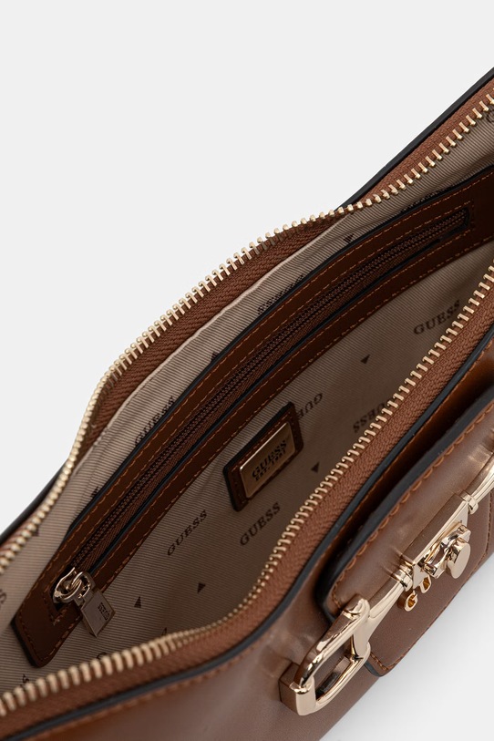 Guess torebka bagietka damska z imitacji skóry JANIE HWVG99.10180 brązowy