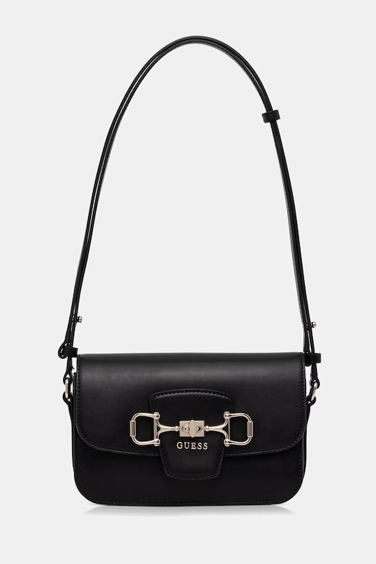 Guess kabelka dámska z imitácie kože JANIE čierna HWVG99.10210