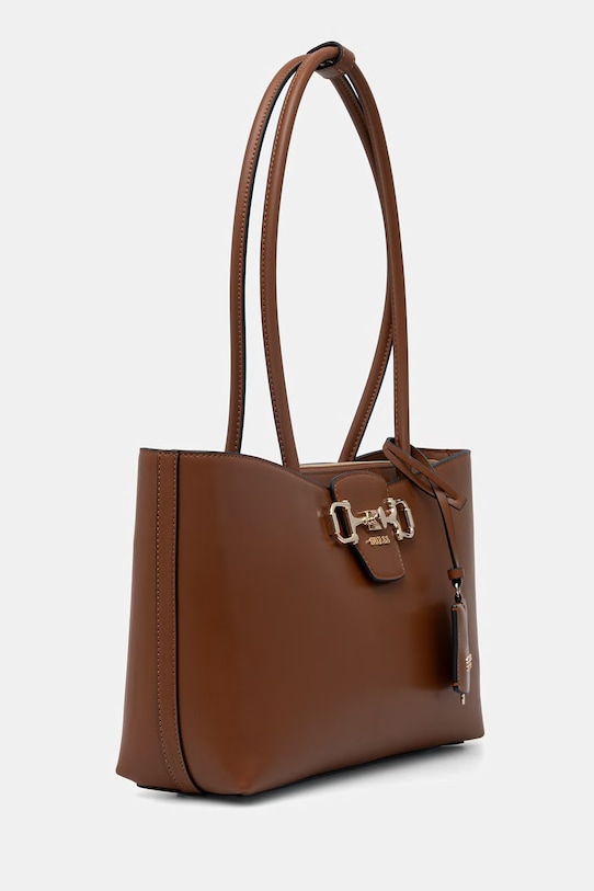 Guess kabelka typu tote dámska z imitácie kože JANIE HWVG99.10230 hnedá SS26