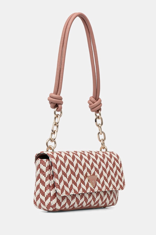 Guess структурирана дамска чанта TESSI HWWG76.91190 розов SS26