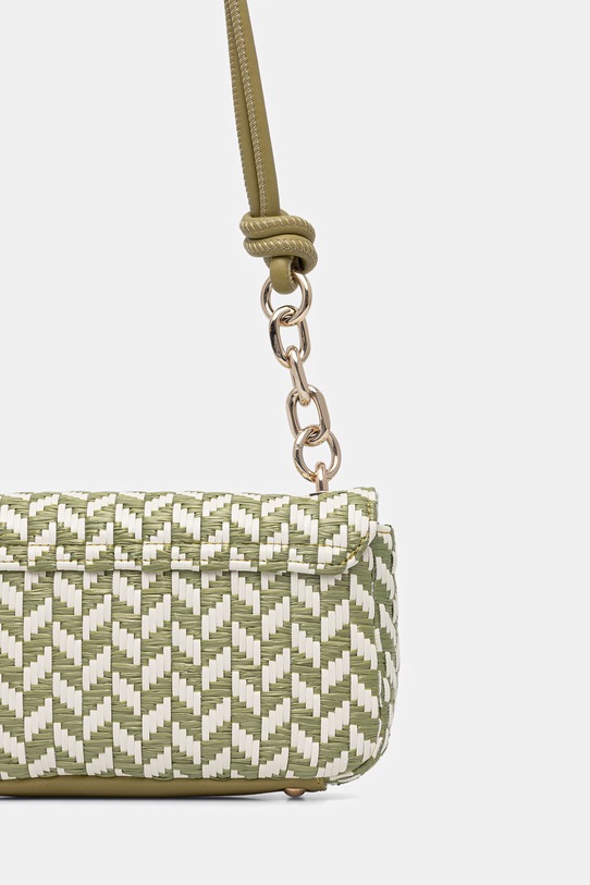 Аксесоари Guess структурирана дамска чанта TESSI HWWG76.91190 зелен