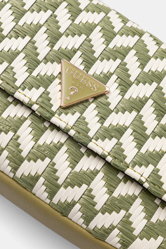 Guess структурирана дамска чанта TESSI зелен HWWG76.91190