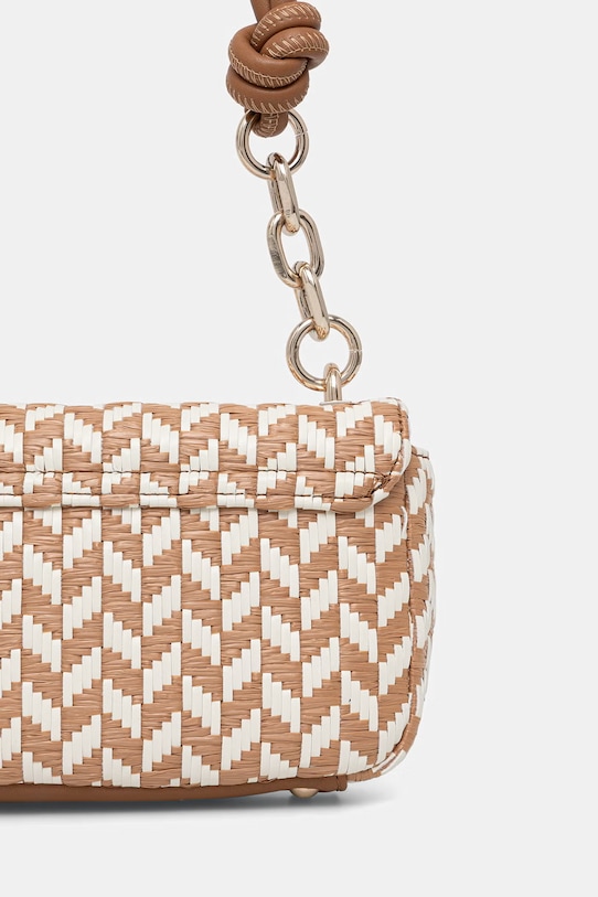 Akcesoria Guess torebka kuferek damska TESSI HWWG76.91190 beżowy