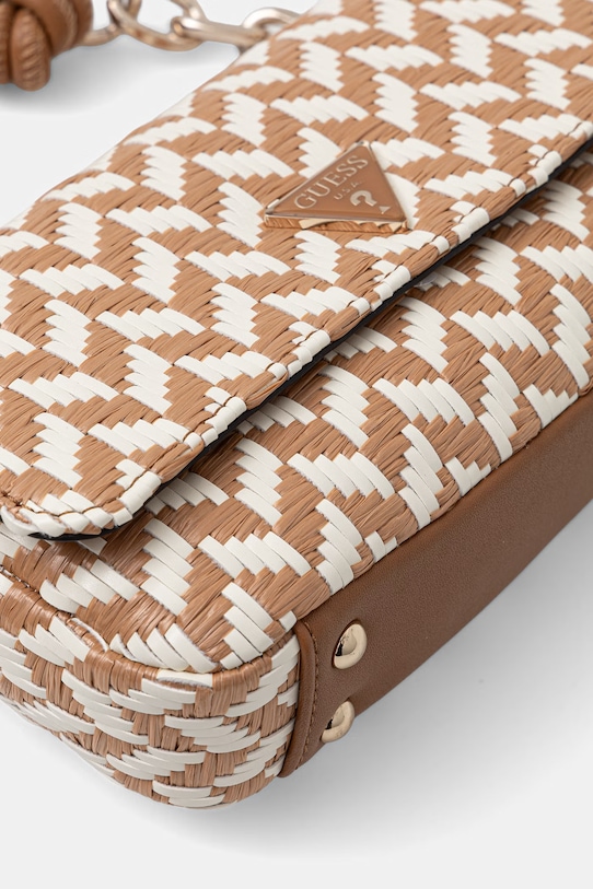 Guess torebka kuferek damska TESSI beżowy HWWG76.91190