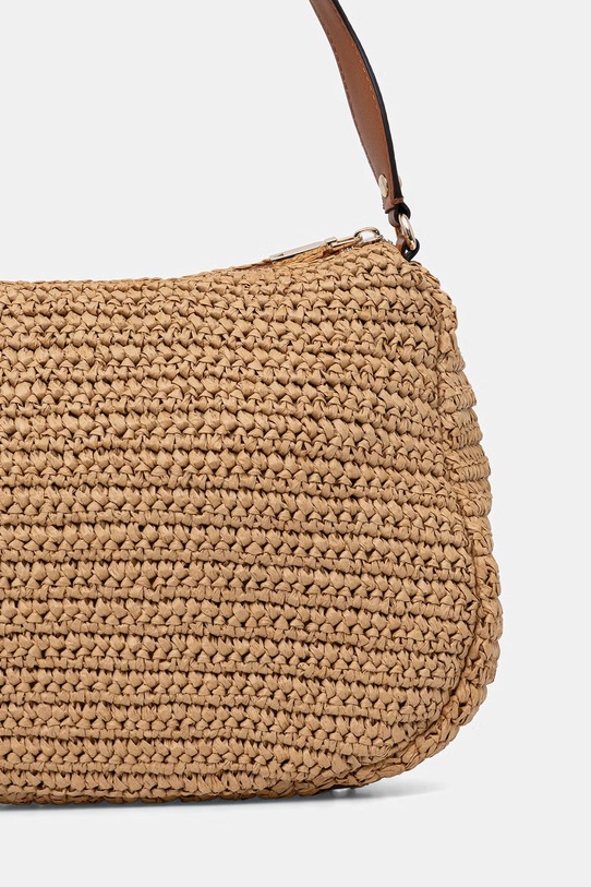 Αξεσουάρ Guess μικρή τσάντα γυναικεία πλεγμένη OFELIA HWWG99.23010 μπεζ