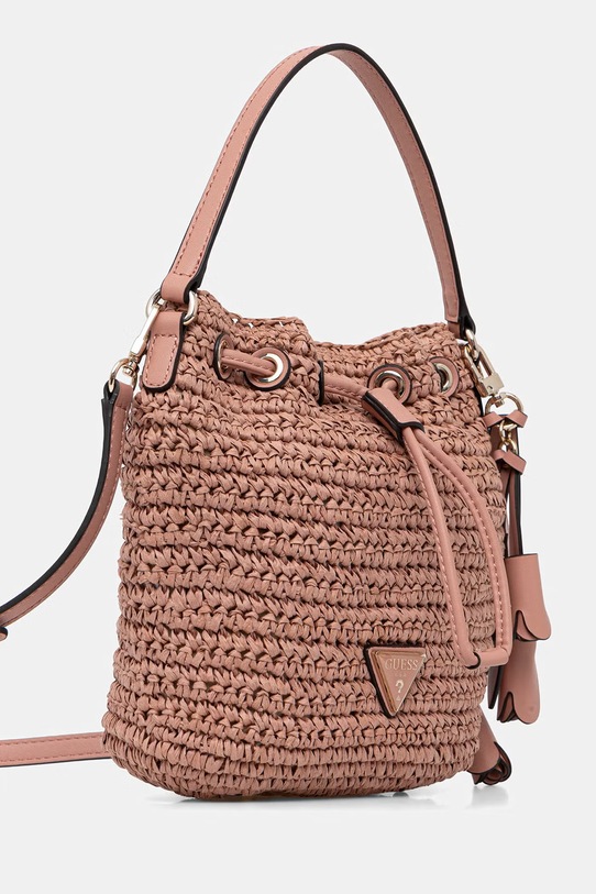 Guess σάκος γυναικείος πλεγμένος OFELIA HWWG99.23030 ροζ SS26