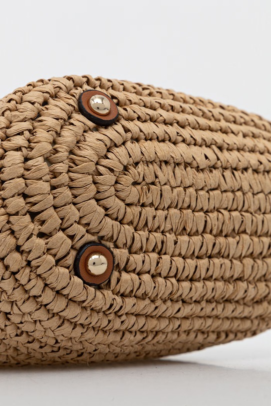 Guess σάκος Γυναικείος πλεγμένος OFELIA HWWG99.23030 μπεζ