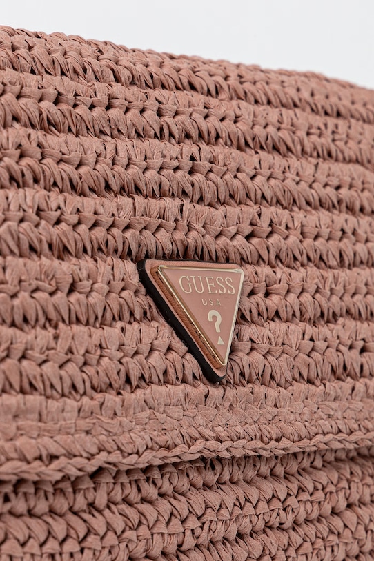 Guess Baguette Γυναικεία πλεγμένη OFELIA ροζ HWWG99.23190